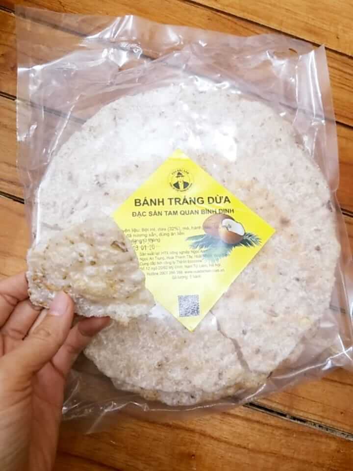 Bánh Tráng Dừa - đặc sản Tam Quan, Bình Định